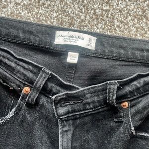 The Ankle Straight Ultra High Rise Jeans Black Curve Love